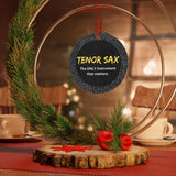 Tenor Sax - Only - Metal Ornament