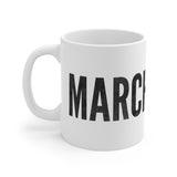 Marching Band - Dark Gray - 11oz White Mug