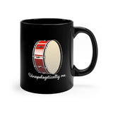 Unapologetically Me - Bass Drum - 11oz Black Mug