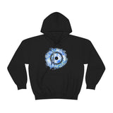 Vintage Blue White Tie Dye - Snare Drum - Hoodie