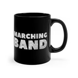 Marching Band - Grey - 11oz Black Mug