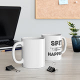 Spit Happens - Trumpet - 11oz White Mug