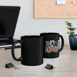 Band Dad - Artsy Alphabet - 11oz Black Mug