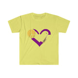Peace, Love, Alto Sax - Unisex Softstyle T-Shirt