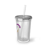 Peace, Love, Alto Sax - Suave Acrylic Cup