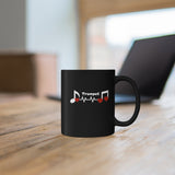 Trumpet - Heartbeat - 11oz Black Mug