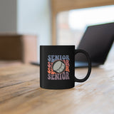 Senior Retro - Bass Drum - 11oz Black Mug