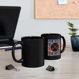 Senior Retro - Bass Clarinet - 11oz Black Mug