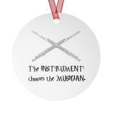 Instrument Chooses - Flute - Metal Ornament