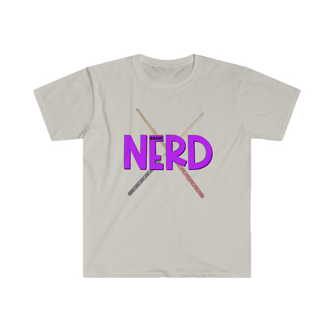 Band Nerd - Drum Sticks - Unisex Softstyle T-Shirt