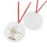 Talk Nerdy To Me - Mellophone - Metal Ornament