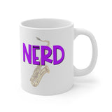 Band Nerd - Tenor Sax - 11oz Black Mug