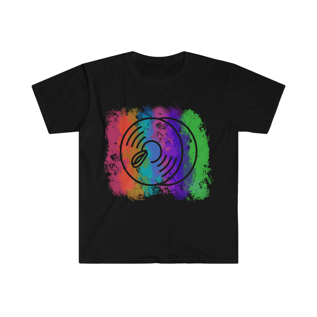 Vintage Rainbow Cloud - Cymbals - Unisex Softstyle T-Shirt