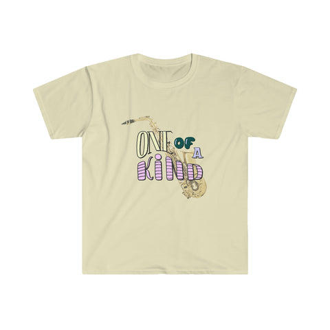 One Of A Kind - Alto Sax - Unisex Softstyle T-Shirt