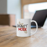 Beast Mode - Bari Sax - 11oz White Mug