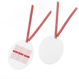 Marching Band - Retro - Red - Metal Ornament