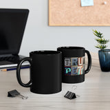 Trumpet - Artsy Alphabet - 11oz Black Mug