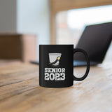 Senior 2023 - White Lettering - Shako - 11oz Black Mug