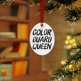 Color Guard Queen 9 - Metal Ornament