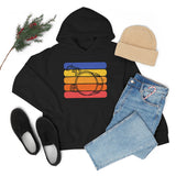 Vintage Grunge Lines Sunset - Bass Drum - Hoodie