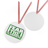 Fear The Clarinets - Green - Metal Ornament