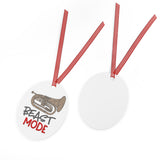 Beast Mode - Baritone - Metal Ornament