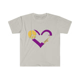 Peace, Love, Tenor Sax - Unisex Softstyle T-Shirt