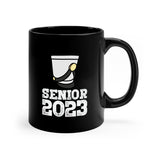 Senior 2023 - White Lettering - Shako - 11oz Black Mug