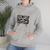 Senior 2023 - Black Lettering - Drumsticks - Hoodie