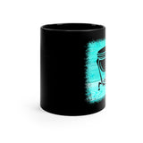 Vintage Turquoise Wood - Timpani - 11oz Black Mug11oz Black Mug