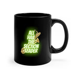 Section Leader - All Hail - Bari Sax - 11oz Black Mug