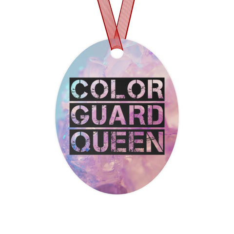 Color Guard Queen 8 - Metal Ornament