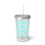 Vintage Turquoise Cloud - Drumsticks - Suave Acrylic Cup - Pattern