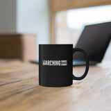 Marching Band - Crackle - 11oz Black Mug