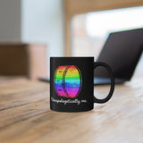 Unapologetically Me - Rainbow - Bass Drum - 11oz Black Mug