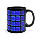 Vintage Blue Cloud - Cymbals - 11oz Black Mug - Pattern