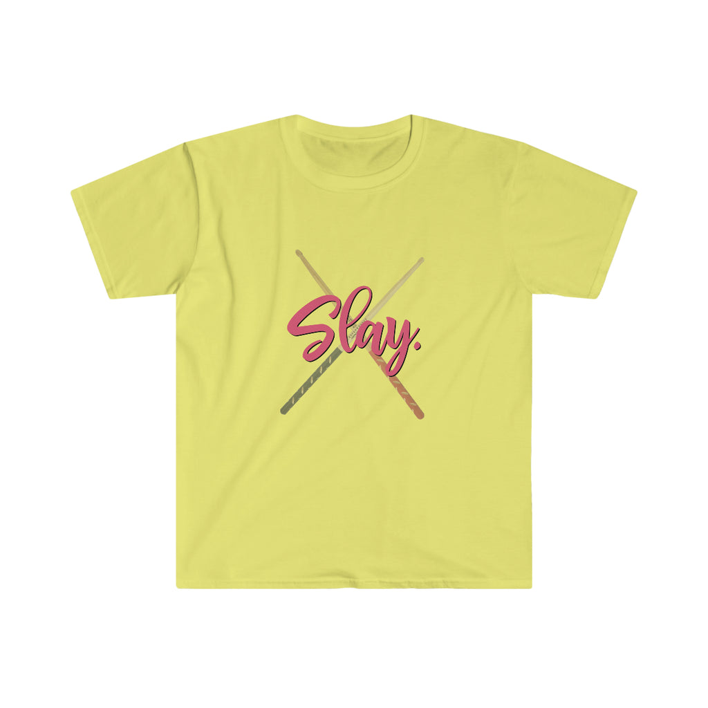 Slay - Drumsticks - Unisex Softstyle T-Shirt