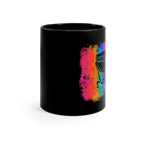 Vintage Rainbow Cloud - Timpani - 11oz Black Mug