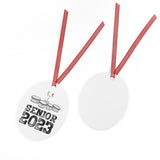 Senior 2023 - Black Lettering - Tenors/Quads - Metal Ornament