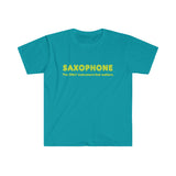 Saxophone - Only - Unisex Softstyle T-Shirt