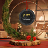 Flute - Only - Metal Ornament