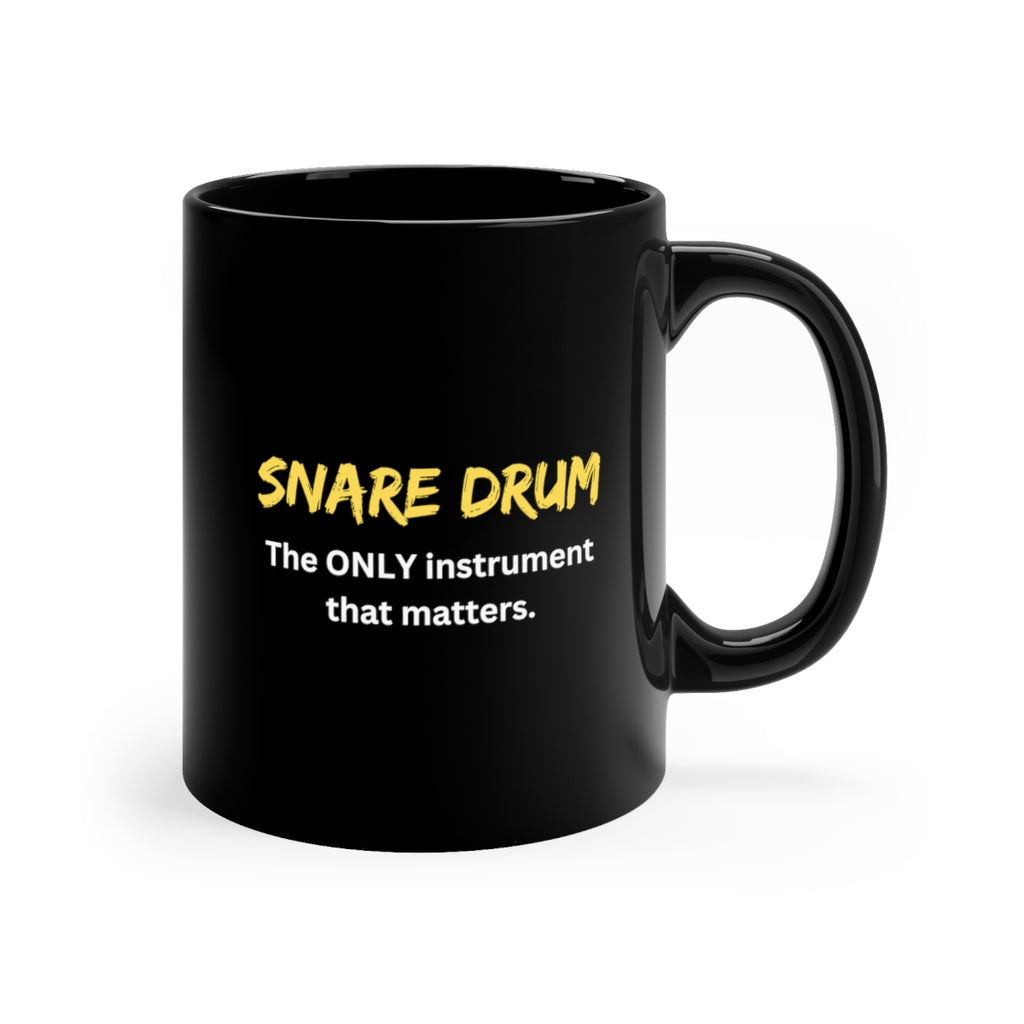 Snare Drum - Only - 11oz Black Mug