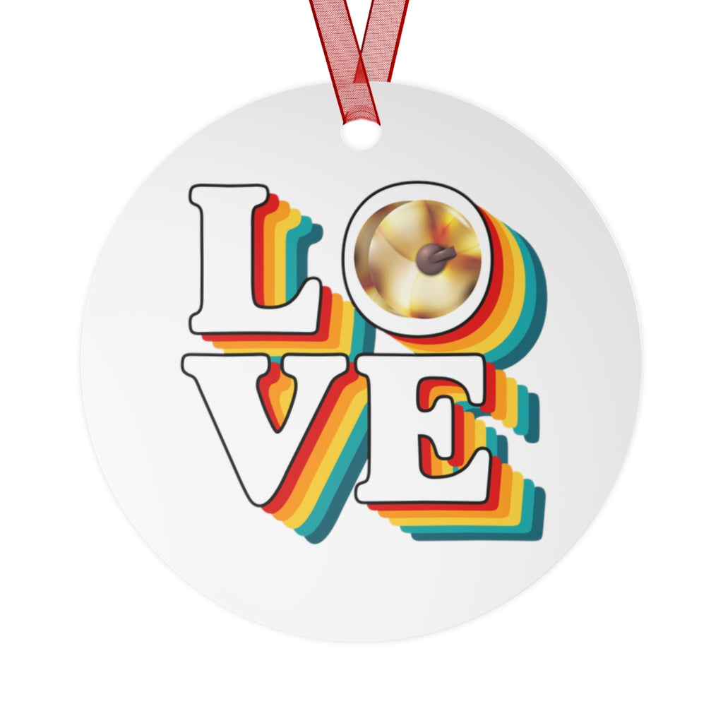 LOVE - Cymbals - Metal Ornament