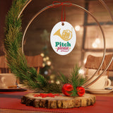 Pitch Please - French Horn - Metal Ornament