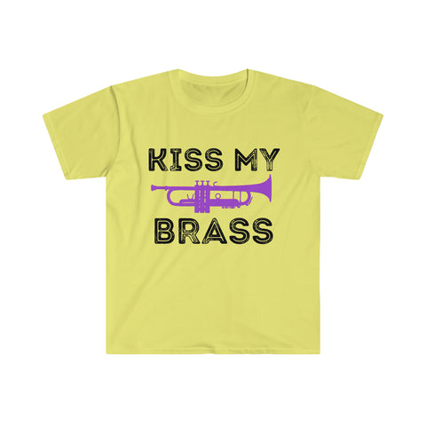 Kiss My Brass - Trumpet - Unisex Softstyle T-Shirt