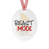 Beast Mode - French Horn - Metal Ornament