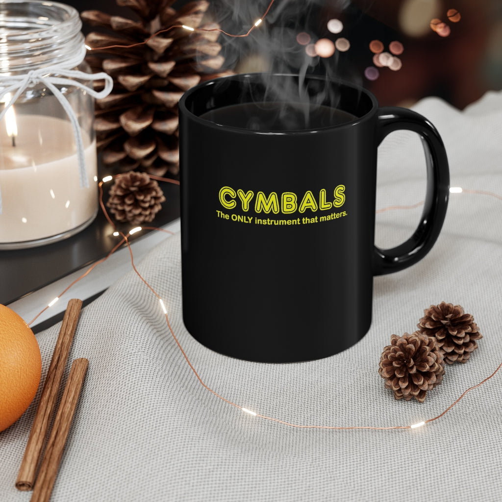 Cymbals - Only 2 - 11oz Black Mug