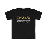 Tenor Sax - Tears - Unisex Softstyle T-Shirt