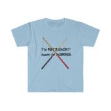 Instrument Chooses - Drumsticks - Unisex Softstyle T-Shirt