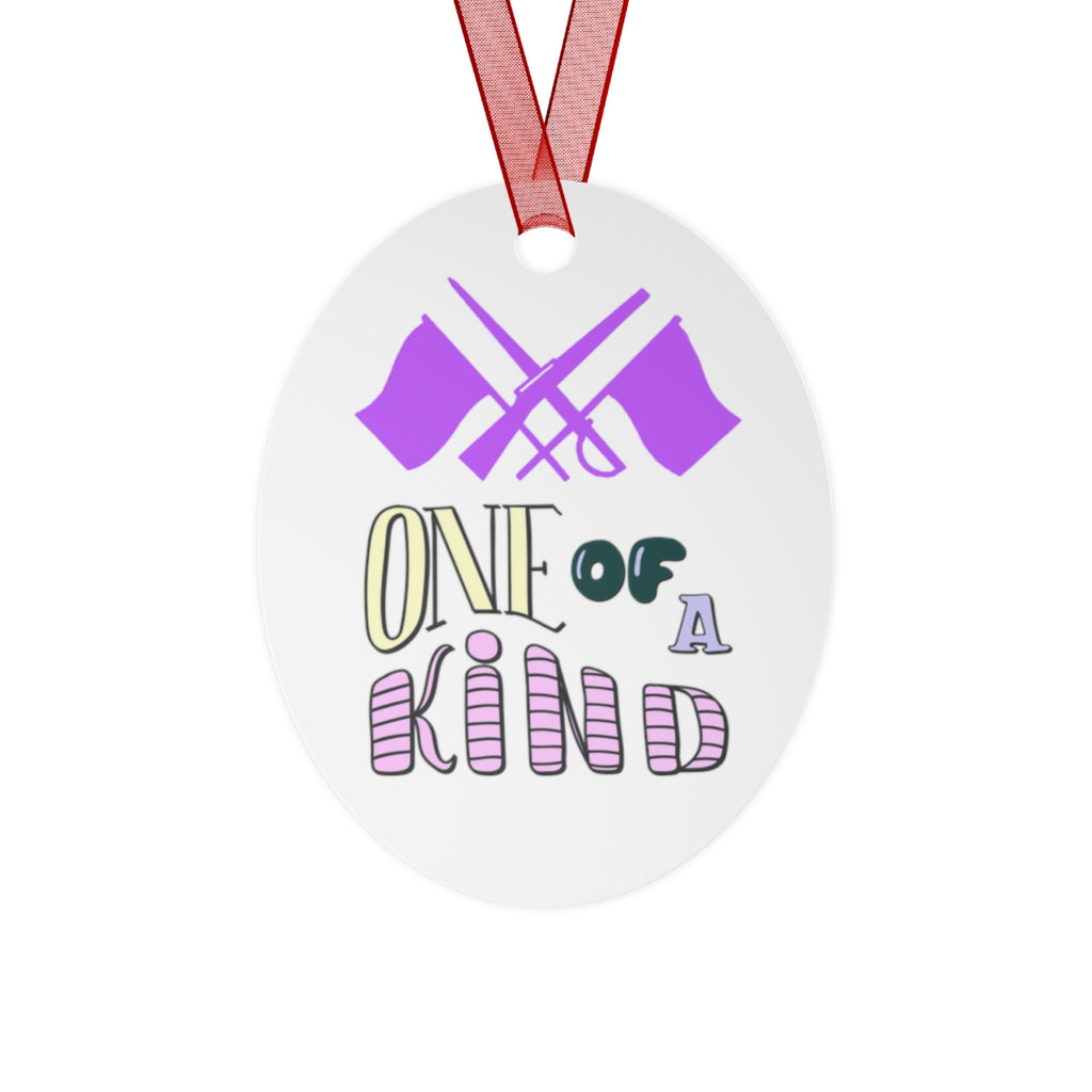 One Of A Kind - Color Guard - Metal Ornament